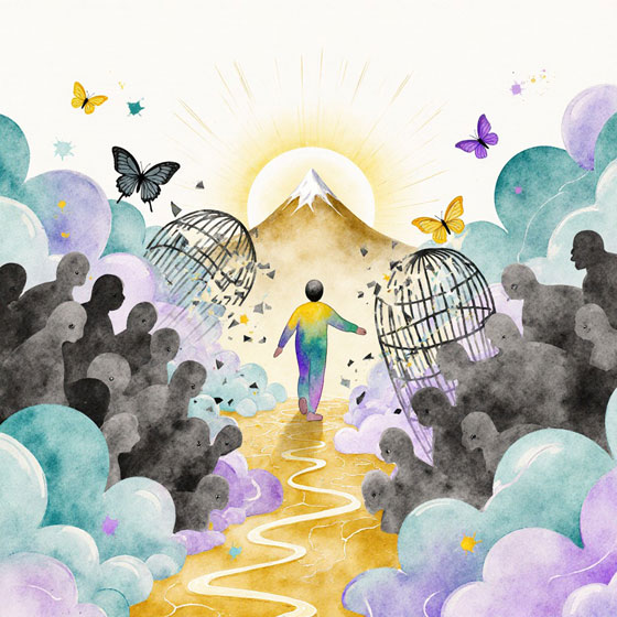 llamado del verdadero yo, reconexión con uno mismo, escuchar la intuición, señales de transformación interior